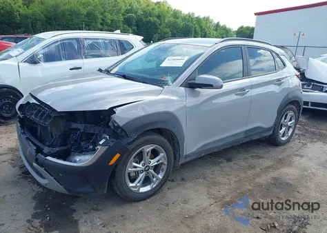 2022 Hyundai Kona Sel из США, поврежденный, VIN KM8K62AB0NU888215